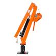 Macara telescopica pentru camioneta, pivotanta la 360 de grade, Capacitate 900 kg, cric hidraulic, troliu manual, brat pliabil