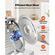 Feliator carne profesional, 300 W, Diametru disc 220 mm, Grosime reglabila 0-12 mm, 300-450 rpm