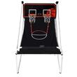 Panou baschet cu 2 cosuri, Multifunctional 8 in 1, Pliabil, Otel, Contor electronic, 5 x mingi, 1 x pompa, 2020x1360x2050 mm