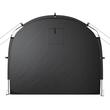 Cort camping pentru depozitare 2 x biciclete, 1 x intrari, fermoare duble, Impermeabil PU4000, 1950 x 810 x 1730 mm