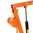 Macara telescopica pentru camioneta, pivotanta la 360 de grade, Capacitate 900 kg, cric hidraulic, troliu manual, brat pliabil