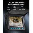 Camera inspectie endoscop, Profesional, Monitor HD color 4.3”, Lungime 30 m, IP68, 12 x Led, baterie 4500 mAh, card 16 GB