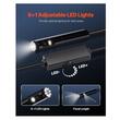 Camera inspectie endoscop IP67, Lungime 5 m, Android / iOS 9+, USB-C, Rezolutie 1920 x 1440, 8+1 lumini LED, Lentila 2x, Cablu rigid