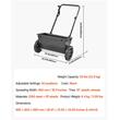 Distribuitor de ingrasaminte, seminte, sare, Latime raspandire 45.7 cm, 2 x Roti, Capacitate 22.5 kg