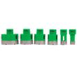 Set 6 carote diamantate si 2 discuri, pentru gresie, granit, marmura, Vevor M14, diametre 20/25/40/45/50/68 mm