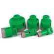 Set 6 carote diamantate si 2 discuri, pentru gresie, granit, marmura, Vevor M14, diametre 20/25/40/45/50/68 mm
