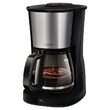 Cafetiera cu display digital, 1000W, bol din sticla, capacitate 1.25 l, Negru-Argintiu