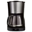 Cafetiera cu display digital, 1000W, bol din sticla, capacitate 1.25 l, Negru-Argintiu