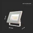 Proiector led 10 W, 6400K, IP65, 750 lm, Aluminiu, Alb, dimensiuni 90x27x86 mm