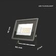 Proiector led 10W, 1400 lm, IP65, 6400K, dimensiune 90x27x86 mm, Aluminiu