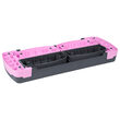 Stepper aerobic, 3 niveluri, 78 x 23 cm, Tampoane anti-alunecare din cauciuc, Negru/Violet