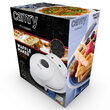 Aparat wafe, putere 1000 W, 5 trepte de putere, placi ceramic, Alb, Termostat reglabil