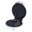 Aparat wafe, putere 1000 W, 5 trepte de putere, placi ceramic, Alb, Termostat reglabil