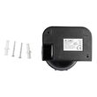 Senzor de miscare, Negru, 360 grade, max 300W, IP44, detectare 12 m, 86.4 x 60.4 x 98 mm