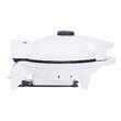 Aparat wafe, putere 1000 W, 5 trepte de putere, placi ceramic, Alb, Termostat reglabil