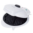 Aparat wafe, putere 1000 W, 5 trepte de putere, placi ceramic, Alb, Termostat reglabil