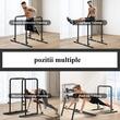 Set 2 aparate pentru tractiuni, Vivatechnix max 200 kg, Otel, Inaltime reglabila pe 3 niveluri 762-991 mm