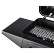 Gratar cu 2 arzatoare pe gaz, 5 kW, Teesa BBQ, Negru, Otel