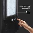 Lampa solara stradala, 40W, 4800 lm, 4000K, corp Aluminiu si ABS, 706.1 x 289.7 x 73.6mm, IP65