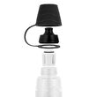 Sticla filtranta cu filtru carbon activ, Teesa 550 ml, Negru