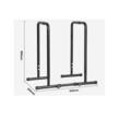 Set 2 aparate pentru tractiuni, Vivatechnix Portabil, max 200 kg, Otel, Inaltime reglabila pe 2 niveluri 800-900 mm