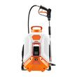 Aparat de stropit cu acumulator, 18 V / 4 Ah Litiu-Ion, capacitate 16 l, 8 duze, tip rucsac, Debit 3.3 l/min, 0-6.2 Bar