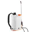 Aparat de stropit cu acumulator, 18 V / 2 Ah Litiu-Ion, capacitate 12 l, 5 duze, tip rucsac, Debit 3.3 l/min, 0-6.2 Bar