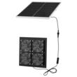 Set 4 x ventilatoare cu panou solar pentru sere/mansarde, 25 W, 2668 rpm, IP65