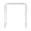 Masuta de cafea, Acril, 415x305x460 mm, Transparent