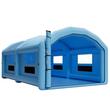 Cabina de vopsit gonflabila, dimensiune 10 x 6 x 4 m, 2 x suflanta 950/1100 W, Impermeabila, PVC, sistem filtrare