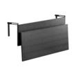 Masa suspendata, pliabila, pentru balcon, Inox/Lemn, max 25 kg, 1220 x 450 x 240 mm, Negru