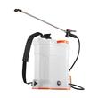 Aparat de stropit cu acumulator, 18 V / 2 Ah Litiu-Ion, capacitate 12 l, 5 duze, tip rucsac, Debit 3.3 l/min, 0-6.2 Bar
