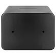Seif electronic cu 2 x cheie si cifru, 23 x 17 x 17 cm, Negru, Indicatoare led