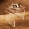 Masuta de cafea, Acril, 415x305x460 mm, Transparent
