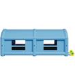 Cabina de vopsit gonflabila, dimensiune 10 x 6 x 4 m, 2 x suflanta 950/1100 W, Impermeabila, PVC, sistem filtrare