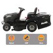 Tractoras pentru gazon, Transmisie hidrostatica, putere 16 CP, cos 250 l, Inaltime 30-90 mm, Latime taiere 86 cm