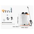 Aparat de stropit cu acumulator, 18 V / 2 Ah Litiu-Ion, capacitate 12 l, 5 duze, tip rucsac, Debit 3.3 l/min, 0-6.2 Bar