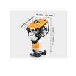 Mai compactor 6.5 CP, viteza 15 m/min, Forta de impact Forta de impact 1362 kg/m², Motor benzina 4 timpi, Structura 4 arcuri