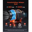 Ventilator pentru tubulatura cu control inteligent, 10 viteze, 60 W, diametru 152.4 mm, 683 m³/h, functionare silentioasa 27 dB, senzor temperatura si umiditate