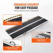 Rampa portabila si pliabila din Aluminiu, dimensiune 241 x 73.8 x 8 cm, cu manere pentru transport
