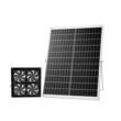 Set 4 x ventilatoare cu panou solar pentru sere/mansarde, 25 W, 2668 rpm, IP65