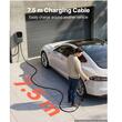 Statie de incarcare pentru vehicule electrice, Trifazat 11 kW, Tip 2, IP65, curent 16 A, telecomanda prin aplicatie, cablu alimentare 7.5 m