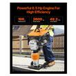 Mai compactor 6.5 CP, viteza 15 m/min, Forta de impact Forta de impact 1362 kg/m², Motor benzina 4 timpi, Structura 4 arcuri