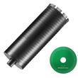 Carota pentru beton armat, Diamantata, Diametru 101.6 mm, Adancime gaurire 241 mm, Filet interior 5/8"-11, adaptor burghiu pilot