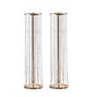 Set 2 suporturi pentru flori Inaltime 90 cm, capacitate max 15 kg, Auriu, Otel