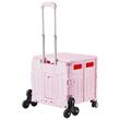 Carucior pliabil pentru scari, cu 10 roti, maxim 68 kg, greutate 3.9 kg, Cutie cu capac