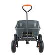 Carucior multifunctional pentru gradina, 1900x635x530mm, Capacitate 272 kg, Cuva PP basculabila, roti cauciuc 10 inch