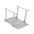 Rampa mobila de prag cu balustrada, Aluminiu, Capacitate max 200 kg
