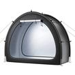 Cort camping pentru depozitare 2 x biciclete, 2 x intrari, fermoare duble, Impermeabil PU4000, 1706 x 2011 x 792 mm