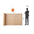 Set 2 x Paravan din stuf 5 x 1.2 m, Protectie vizuala si de vant, Maro, UV